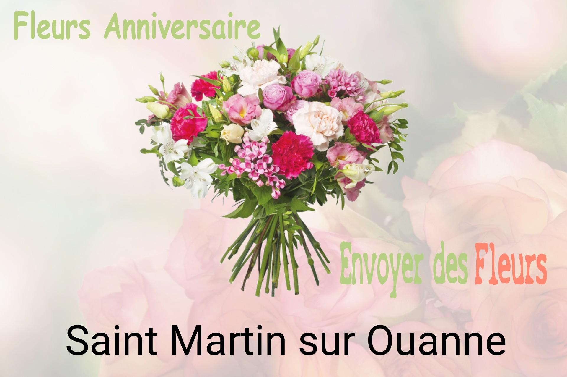 Bouquet de fleurs d’anniversaire livré à Saint-Martin-sur-Ouanne